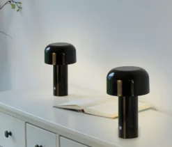 JUST LIGHT LED-Akku-Tischleuchte »Agnes«, 2er-Set, schwarz