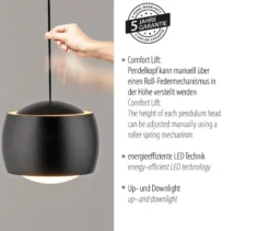 Just Light LED-Pendelleuchte »Ballini«, 1-flammig