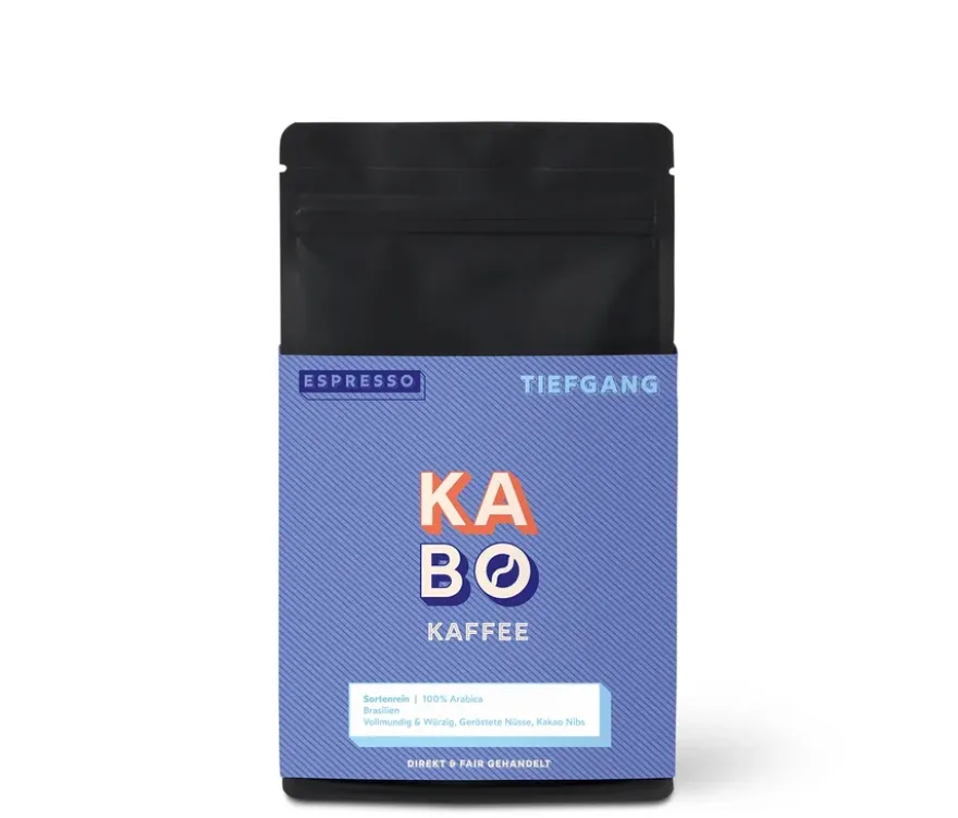 KABO - Tiefgang Espresso - 250 g Ganze Bohne