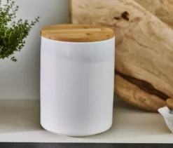 Kaffeedose, Keramik, 500g, weiß