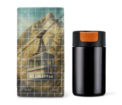 Kaffee-Geschenkset “Campingluft” – 1 x 350 g Espresso Ganze Bohne und Kambukka Becher