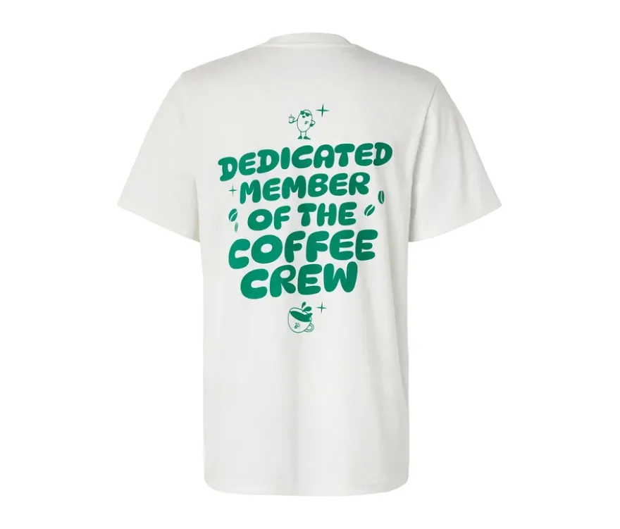 Kaffee-Geschenkset "Coffee Shirt" - 1 x 250 g Omni-Roast Ganze Bohne und Coffee Crew T-Shirt