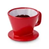 Kaffee Handfilter, Größe 101, rot