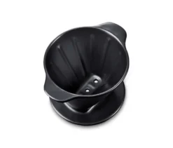 Kaffeehandfilter Gr. 101, schwarz mit Bohne
