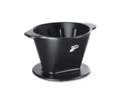 Kaffeehandfilter Gr. 101, schwarz mit Bohne