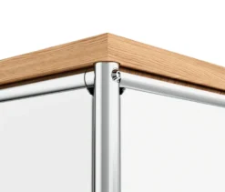 Kaffee-Kommode Metall »CN3« mit 2 Schubladen, weiß