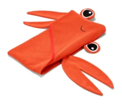 Kapuzenhandtuch in Krabbenform