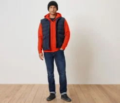 Kapuzenjacke, orange