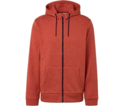 Kapuzen-Strickfleece-Jacke