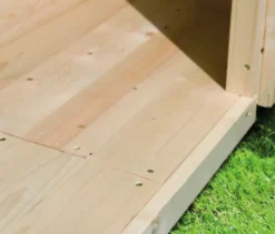 Karibu Blockbohlen-Gartenhaus »Hator«, 38 mm, mit Dacheindeckung und Fußboden