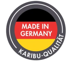 Karibu Doppel-Carport mit Seiten- und Rückwand