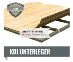 Karibu Fasshaus »Orkla«, naturfarben, inkl. 9 kW-Ofen mit externer Steuerung