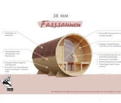 Karibu Fasssauna »Frieda 3«