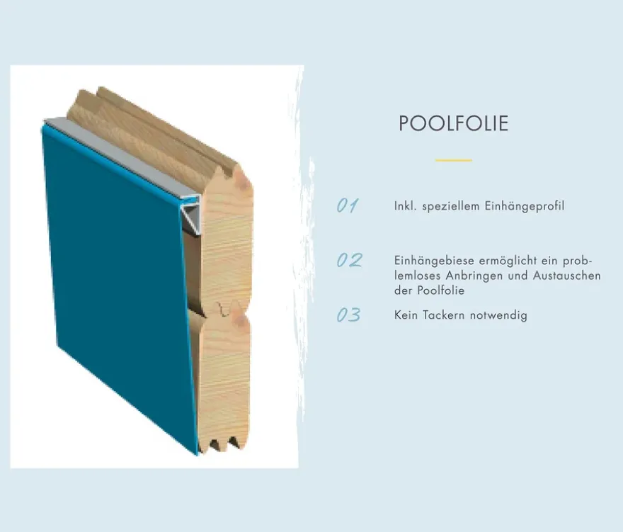 Karibu Minipool-Set inkl. Zubehör, ca. 220 x 220 cm