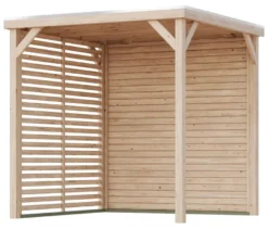 Karibu Pavillon »Sotis« mit Massivholz-Balken