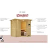 Karibu Sauna »Ayla«, Eckeinstieg