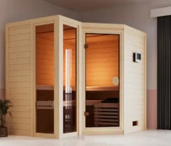 Karibu Sauna »Ayla«, Eckeinstieg