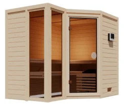 Karibu Sauna »Ayla«, Eckeinstieg