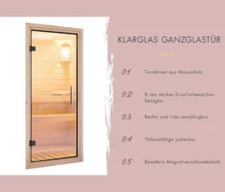 Karibu Saunahaus »Alice 1«, anthrazit