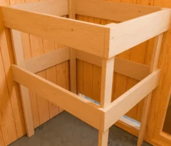 Karibu Saunahaus-Set »Rahlau A«, inkl. 9 kW-Bio-Ofen mit externer Steuerung
