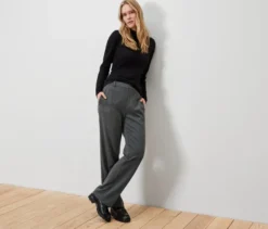 Karierte Komfort-Jerseyhose