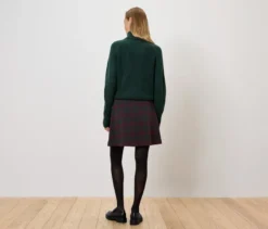 Karierter Jacquard-Rock
