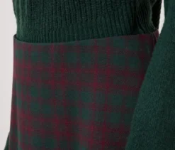 Karierter Jacquard-Rock