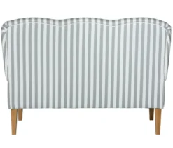 Küchensofa »Juuma«, weiß-hellgrau gestreift