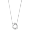 Kette, 925er Sterlingsilber, organisch, rhodiniert