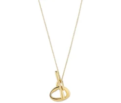 Kette mit Anhänger, 925er Sterlingsilber, vergoldet