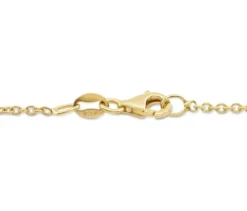 Kette mit Anhänger, 925er Sterlingsilber, vergoldet