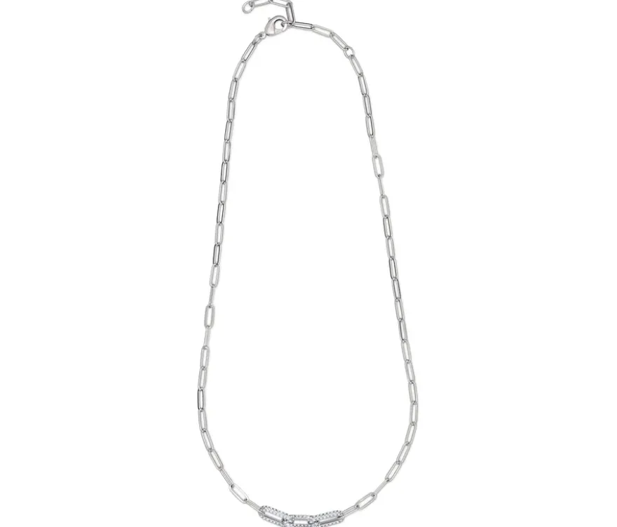 Kette mit Glaskristallsteinen »Paperlink«