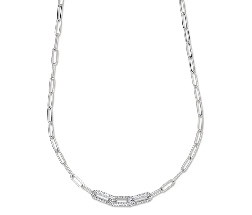 Kette mit Glaskristallsteinen »Paperlink«