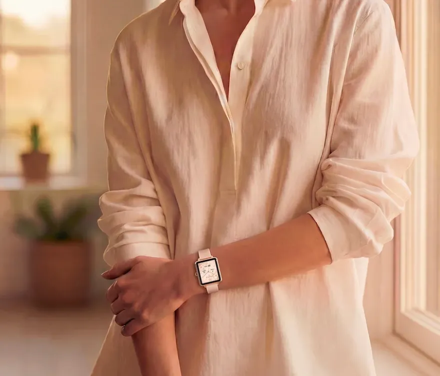 Kienzle Smart-Uhr Slim, roségoldfarben