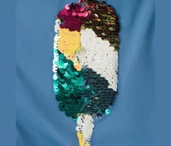 Kinder-Badeanzug mit Wendepailletten
