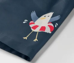 Kinder-Boardshorts, maritim