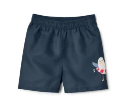 Kinder-Boardshorts, maritim