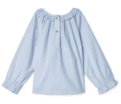 Kinder-Chambray-Bluse