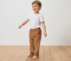 Kinder-Cord-Pull-on-pants – Fit »Jona«, hellbraun