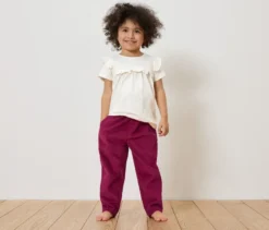 Kinder-Cord-Pull-on-pants – Fit »Jona«, beere