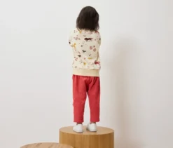 Kinder-Cord-Pull-on-Pants, rot