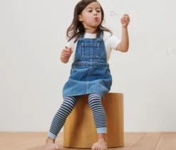 2 Kinder-Feinstrumpf-Leggings
