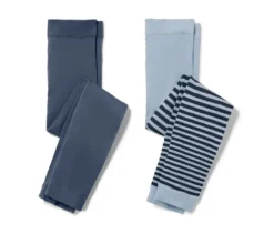 2 Kinder-Feinstrumpf-Leggings
