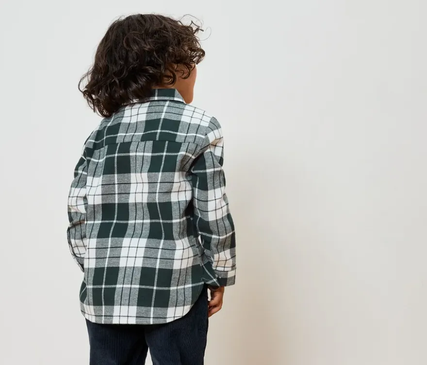 Kinder-Flanell-Hemd