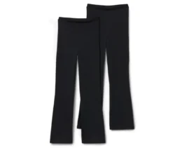 2 Kinder-Flared-Leggings, schwarz