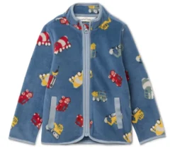 Kinder-Fleecejacke, Bagger