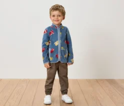 Kinder-Fleecejacke, Bagger
