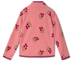 Kinder-Fleecejacke, Blumen