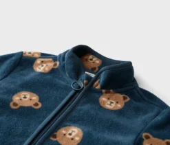 Kinder-Fleecejacke, Bären