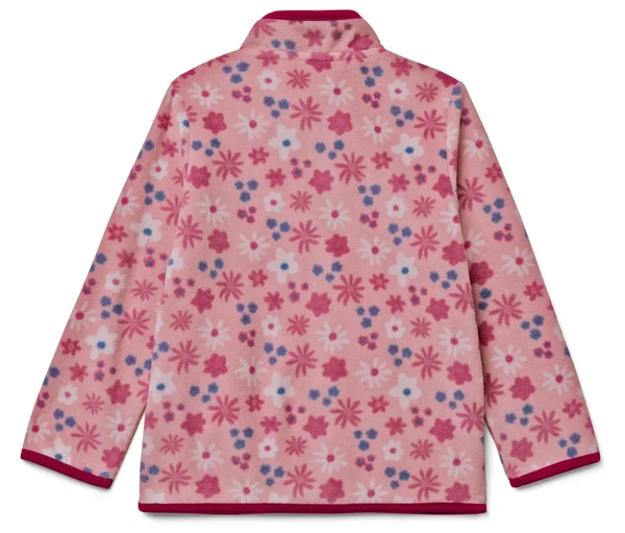 Kinder-Fleecejacke, geblümt